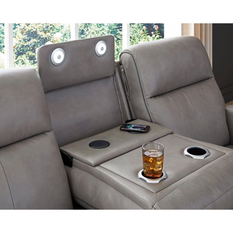  Manufacturer Color_Coin  -- 5Z Comfort Power Reclining Leather Match Sofa IMAGE 6