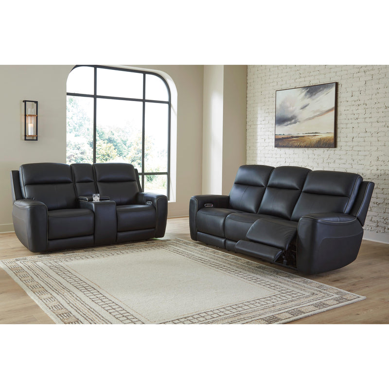  Manufacturer Color_Onyx  -- 5Z-Comfort PCU1090218 Power Reclining Loveseat with Console and Adjustable Headrest IMAGE 17