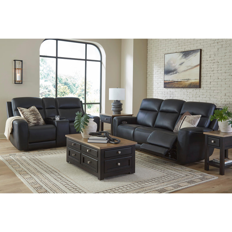  Manufacturer Color_Onyx  -- 5Z-Comfort PCU1090218 Power Reclining Loveseat with Console and Adjustable Headrest IMAGE 19