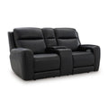  Manufacturer Color_Onyx  -- 5Z-Comfort PCU1090218 Power Reclining Loveseat with Console and Adjustable Headrest IMAGE 1