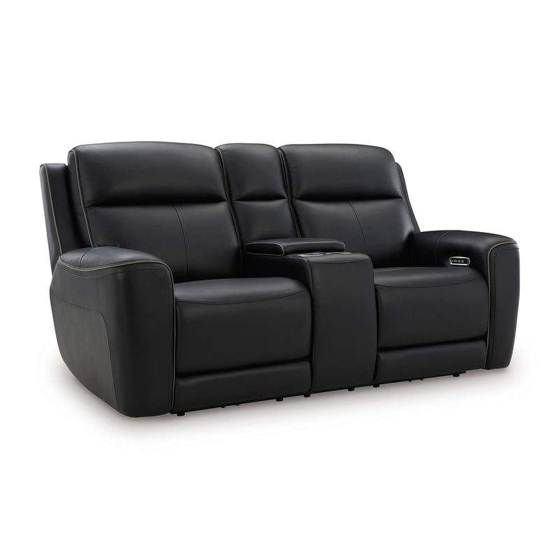  Manufacturer Color_Onyx  -- 5Z-Comfort PCU1090218 Power Reclining Loveseat with Console and Adjustable Headrest IMAGE 1
