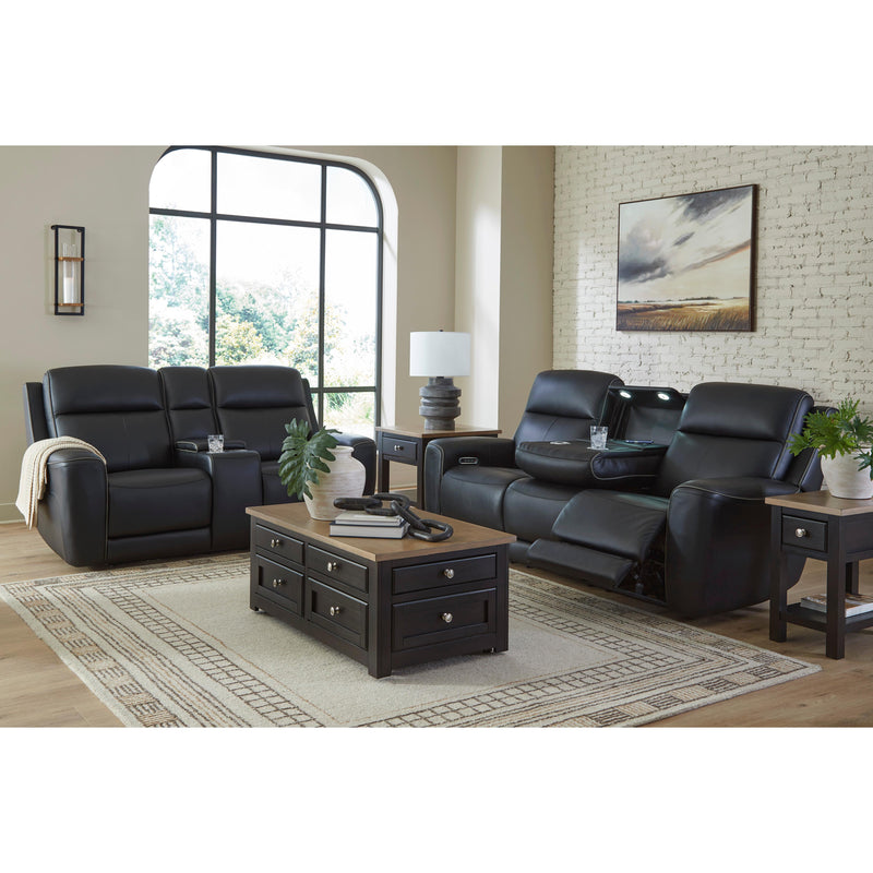  Manufacturer Color_Onyx  -- 5Z-Comfort PCU1090218 Power Reclining Loveseat with Console and Adjustable Headrest IMAGE 20