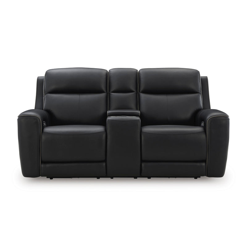  Manufacturer Color_Onyx  -- 5Z-Comfort PCU1090218 Power Reclining Loveseat with Console and Adjustable Headrest IMAGE 3