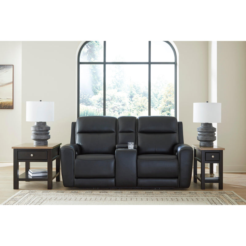  Manufacturer Color_Onyx  -- 5Z-Comfort PCU1090218 Power Reclining Loveseat with Console and Adjustable Headrest IMAGE 6