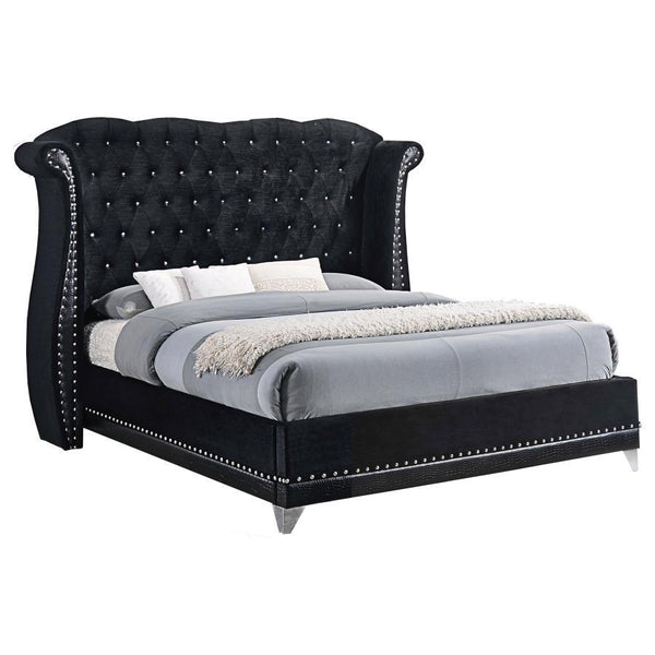 Barzini - King Headboard Wings, Box 2 of 3 - Black