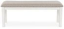 Robbinsdale - Large Upholstered Dining Room Bench - Antique White