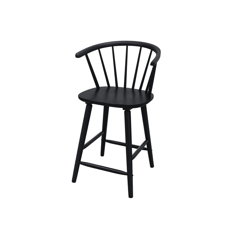  Crown Mark Janna 2981BK-24 Counter Height Stool - Black IMAGE 1
