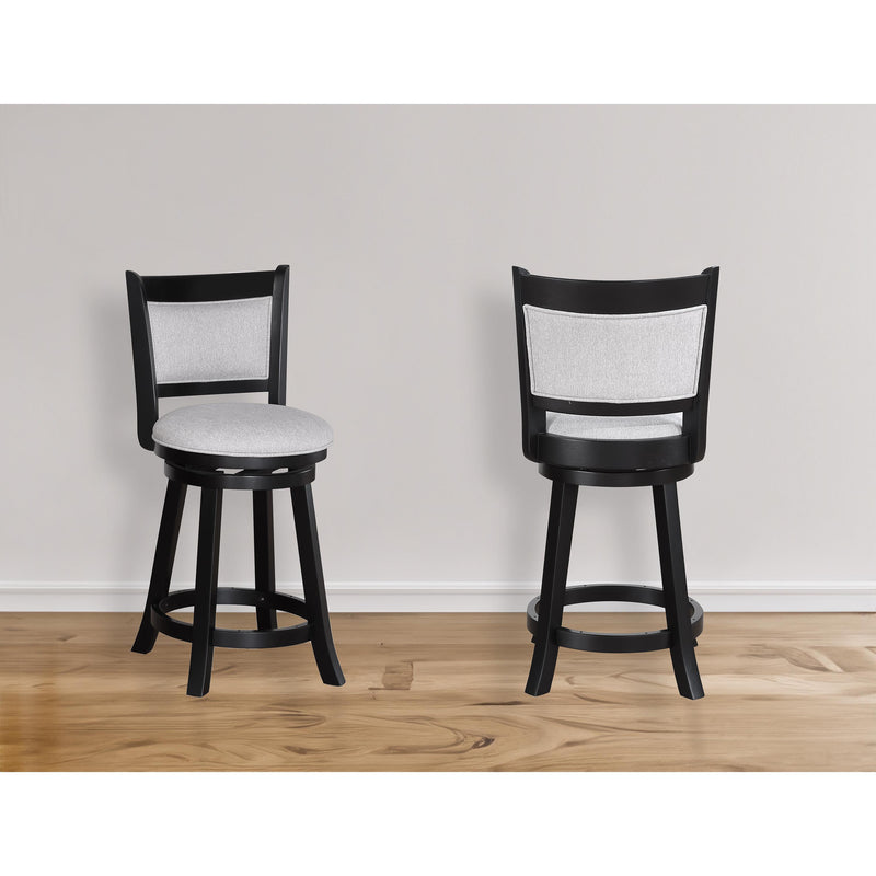 Crown Mark Cecil 2998DV-24 Swivel Pub Stool - Dove IMAGE 4