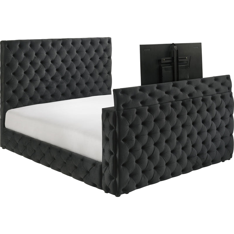  Size_King  -- Josephine Upholstered Panel Bed IMAGE 2