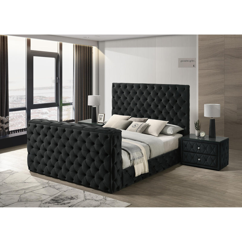  Size_Queen  -- Josephine 5213BK-Q Queen Bed with TV Lift IMAGE 4