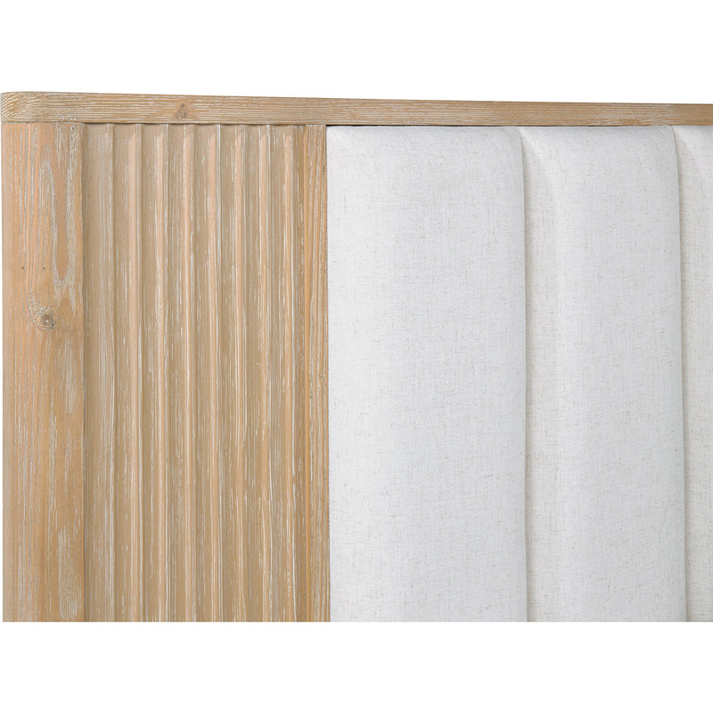  Size_Queen  -- Kara B1450-Q Queen Bed - Cerused Natural IMAGE 5