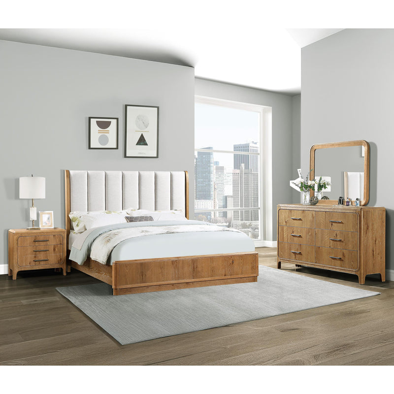 Size_King  -- Westcott Upholstered Panel Bed IMAGE 4