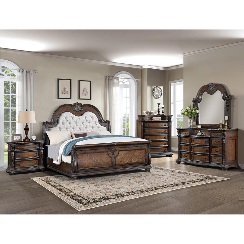  Size_King  -- Stanley Sleigh Bed IMAGE 3