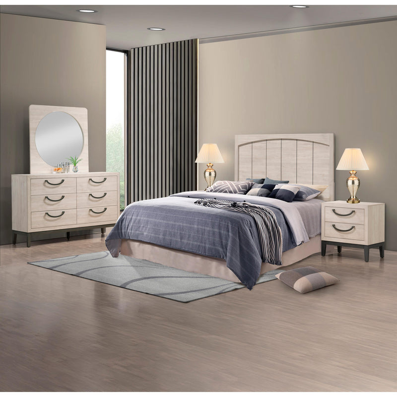  Size_Queen  -- Veda B3300-Q Queen Bed IMAGE 5