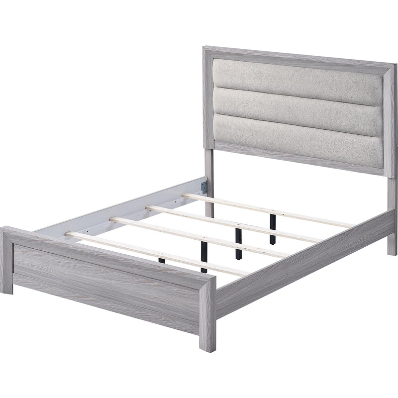 Size_Full  -- Adelaide B6710-F Full Upholstered Bed - Driftwood IMAGE 2