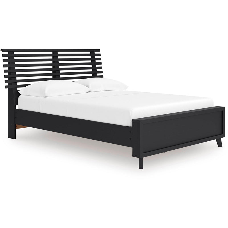  Size_Full  -- Danziar B1013B23 Full Slat Panel Bed IMAGE 1