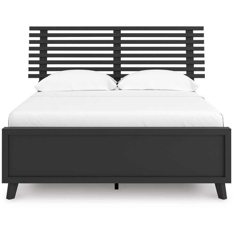  Size_Full  -- Danziar B1013B23 Full Slat Panel Bed IMAGE 2
