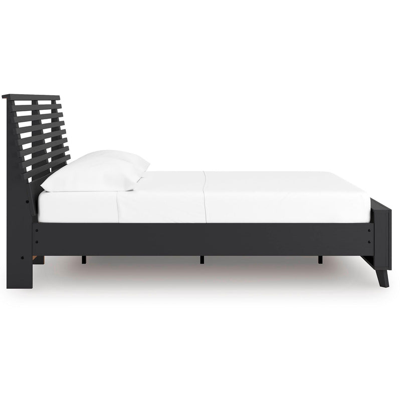  Size_Full  -- Danziar B1013B23 Full Slat Panel Bed IMAGE 3
