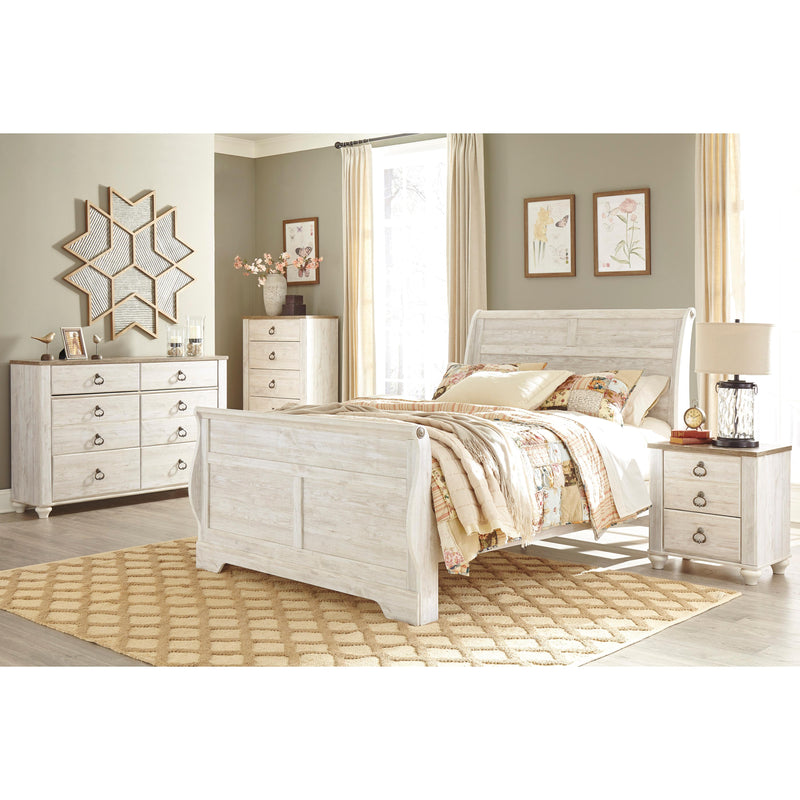  Size_Queen  -- Willowton Sleigh Bed IMAGE 3