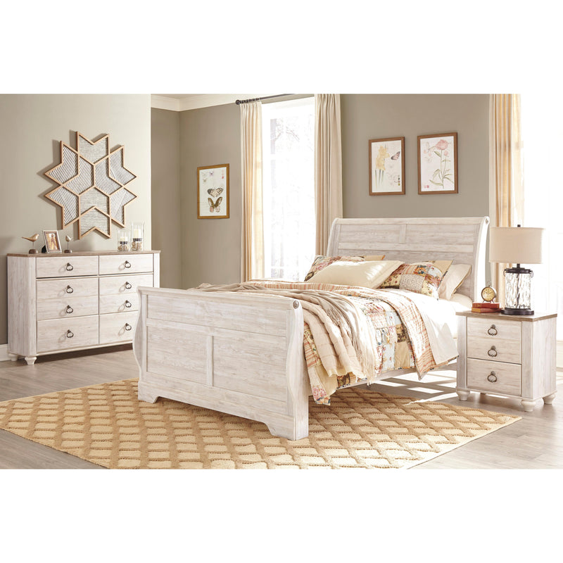  Size_Queen  -- Willowton Sleigh Bed IMAGE 4
