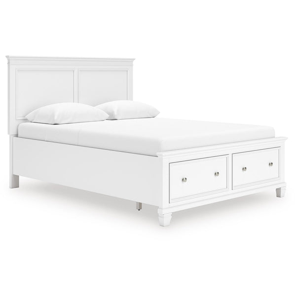  Size_Queen  -- Fortman Panel Bed with Storage IMAGE 1
