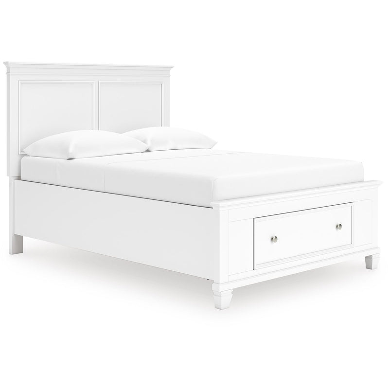  Size_Full  -- Fortman B680B25 Full Panel Storage Bed IMAGE 1