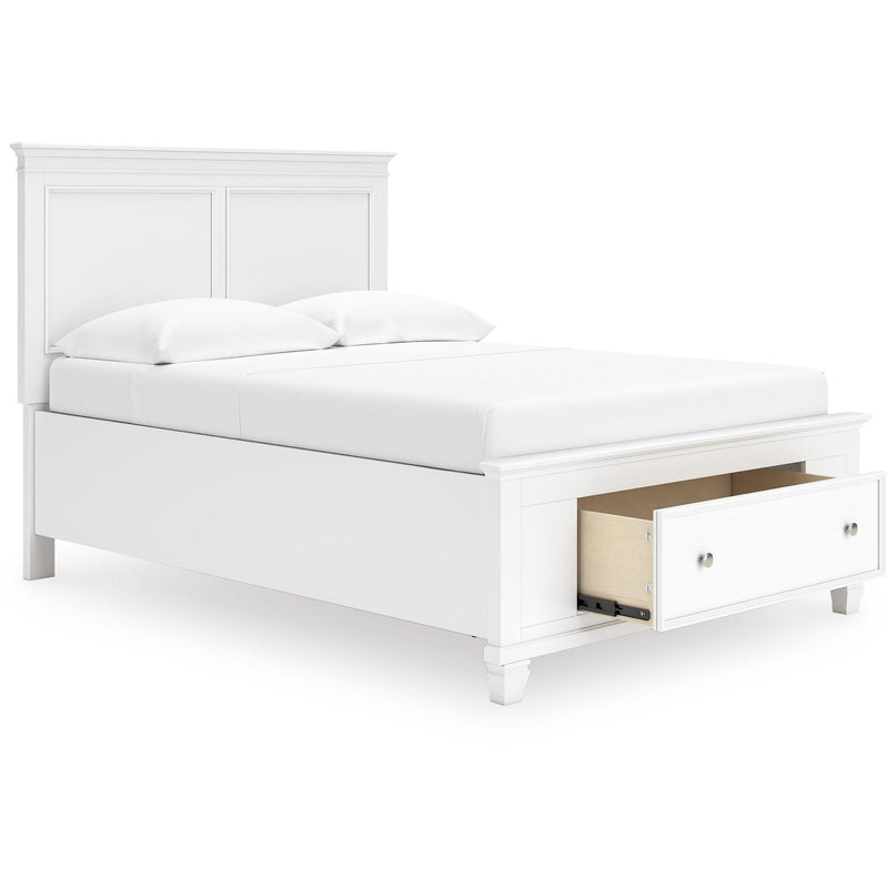  Size_Full  -- Fortman B680B25 Full Panel Storage Bed IMAGE 2