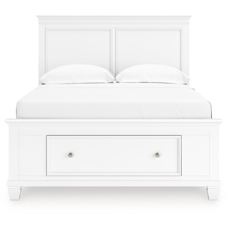  Size_Full  -- Fortman B680B25 Full Panel Storage Bed IMAGE 3