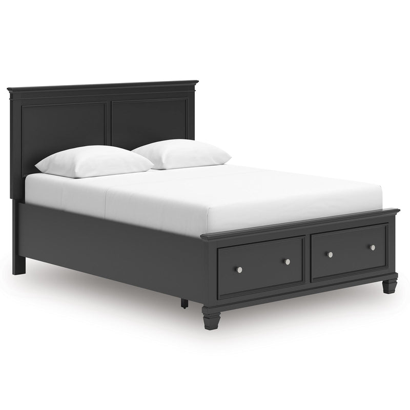  Size_Queen  -- Lanolee Panel Bed with Storage IMAGE 1