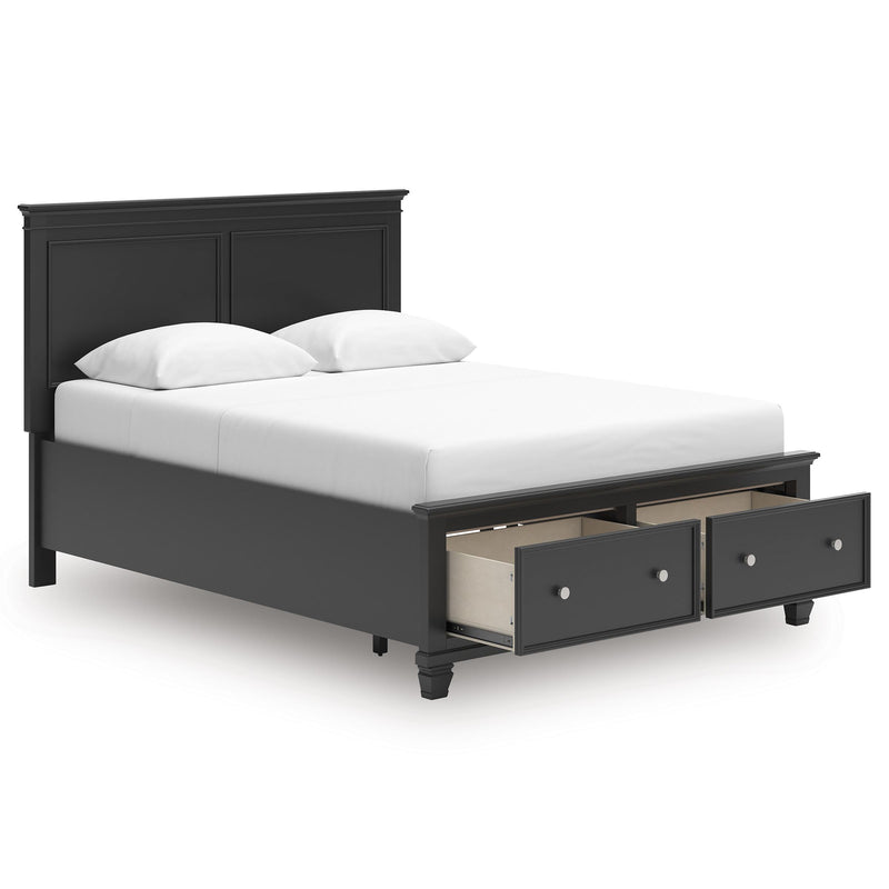  Size_Queen  -- Lanolee Panel Bed with Storage IMAGE 2