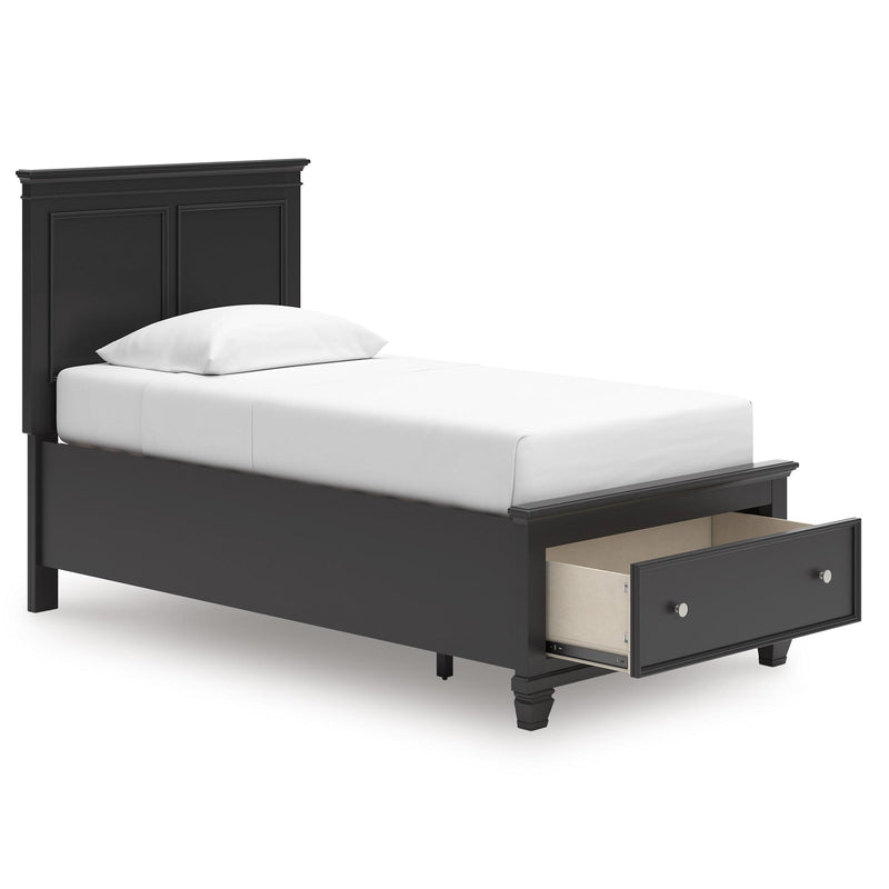  Size_Twin  -- Lanolee B687B21 Twin Panel Storage Bed IMAGE 2