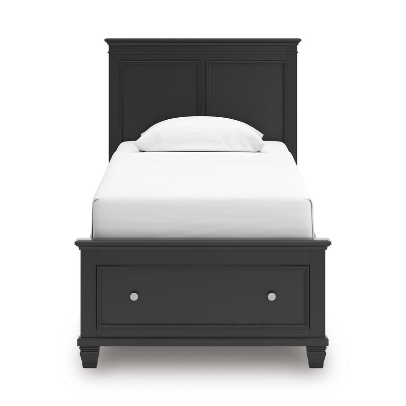  Size_Twin  -- Lanolee B687B21 Twin Panel Storage Bed IMAGE 3