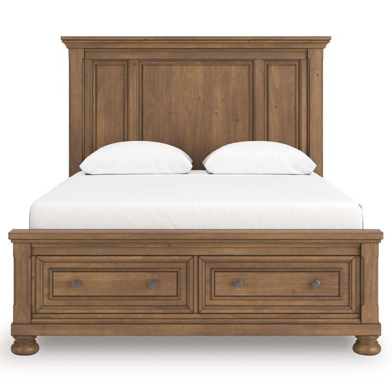 Size_Queen  -- Feddinger Panel Bed with Storage IMAGE 3