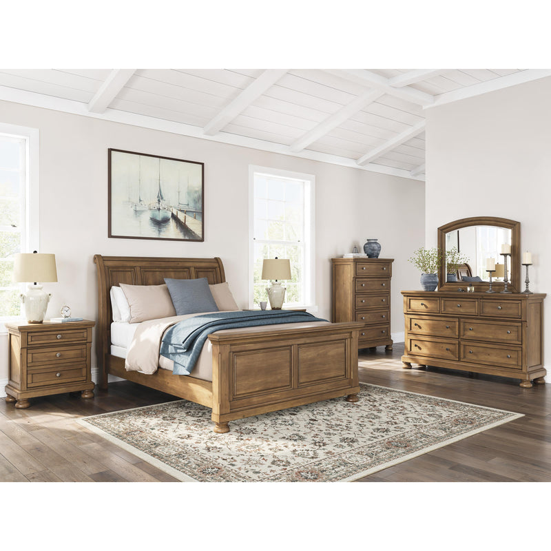  Size_Queen  -- Feddinger Sleigh Bed IMAGE 8