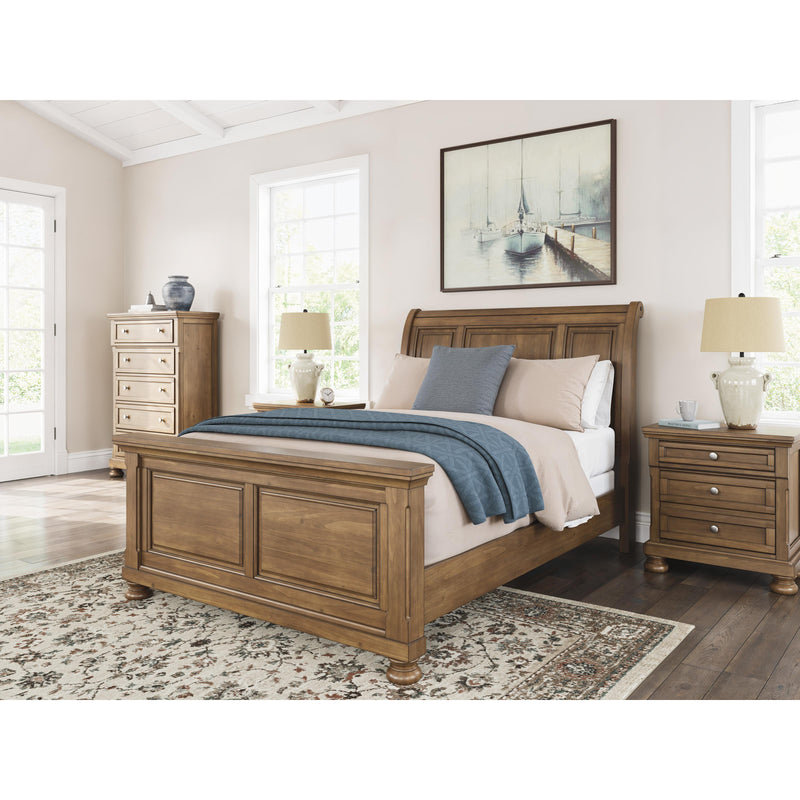  Size_Queen  -- Feddinger Sleigh Bed IMAGE 9