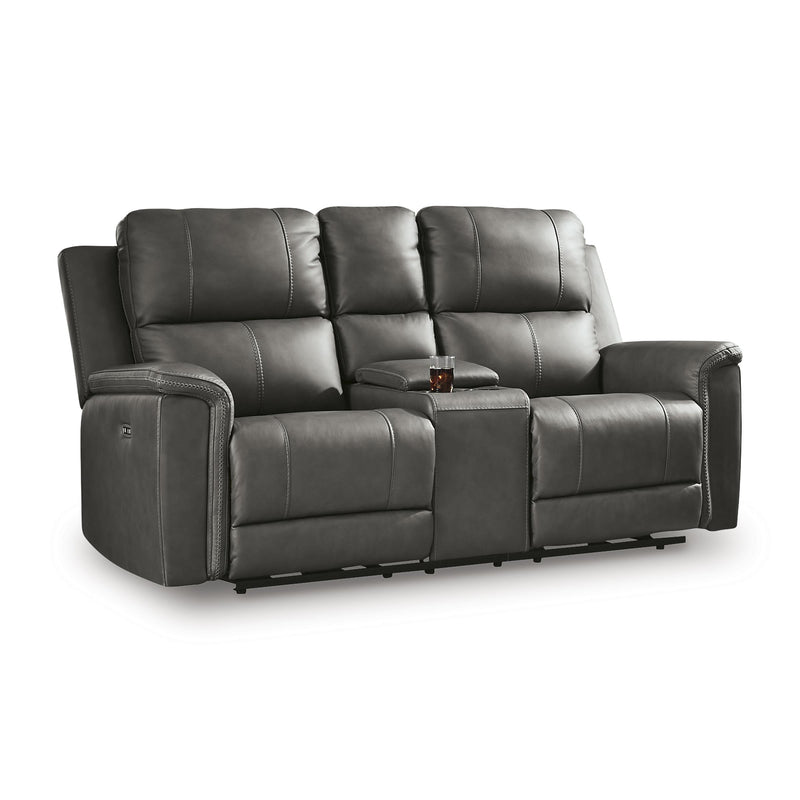  Manufacturer Color_Anchor  -- Bleckley Power Reclining Loveseat with Console IMAGE 1