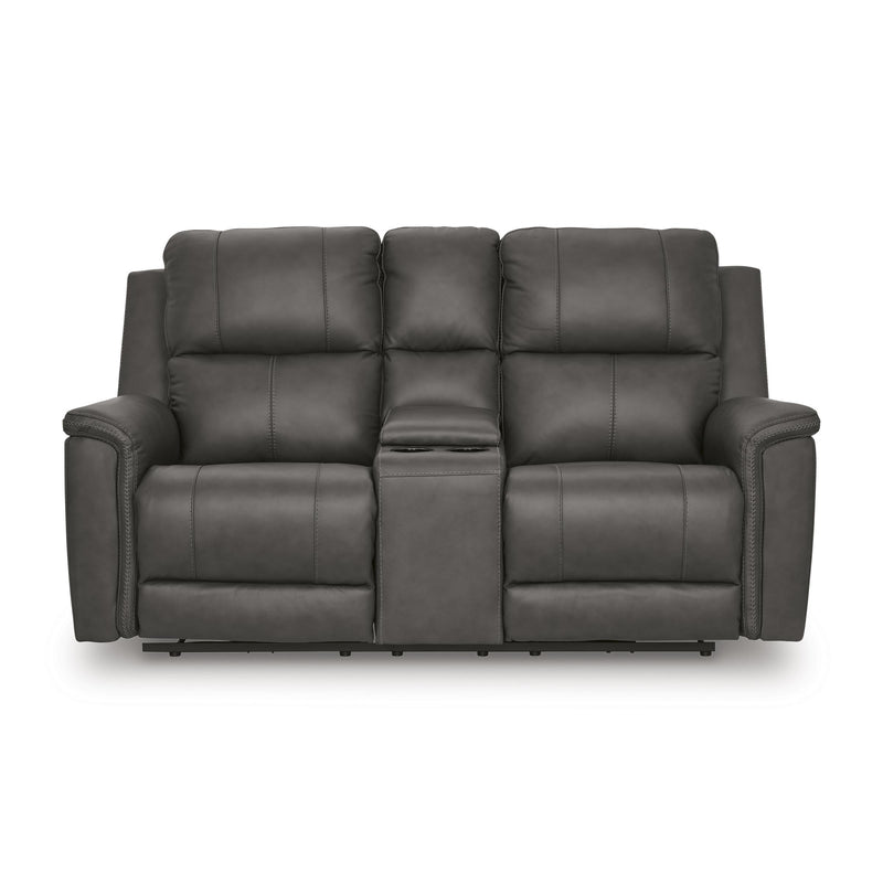  Manufacturer Color_Anchor  -- Bleckley Power Reclining Loveseat with Console IMAGE 3