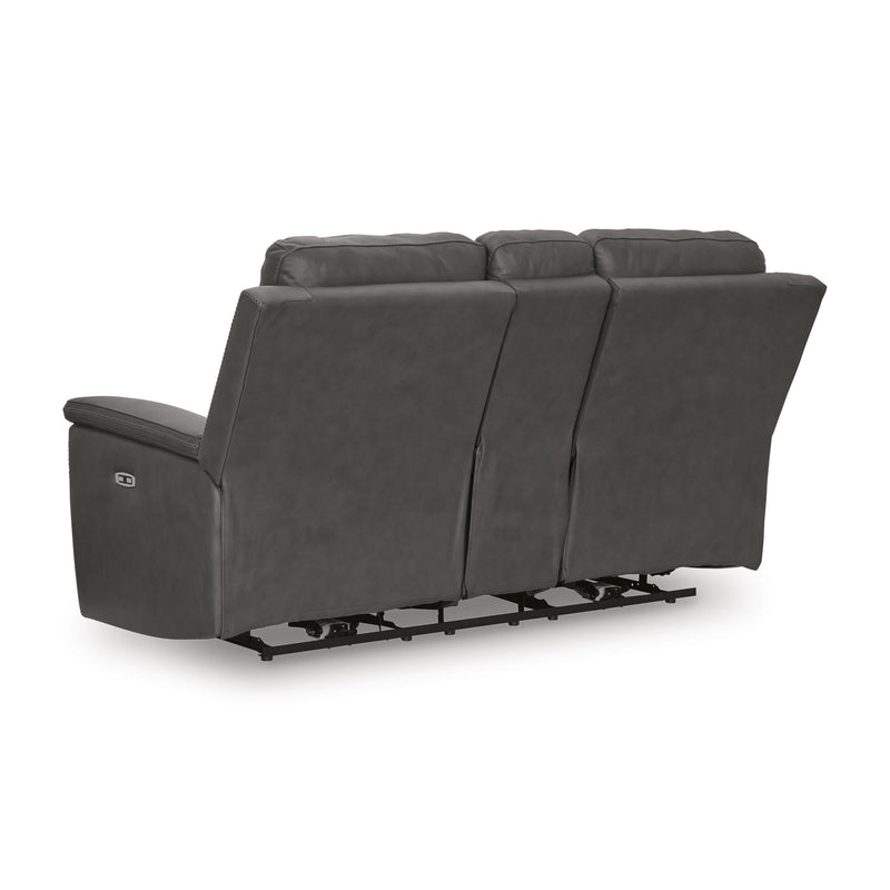  Manufacturer Color_Anchor  -- Bleckley Power Reclining Loveseat with Console IMAGE 5