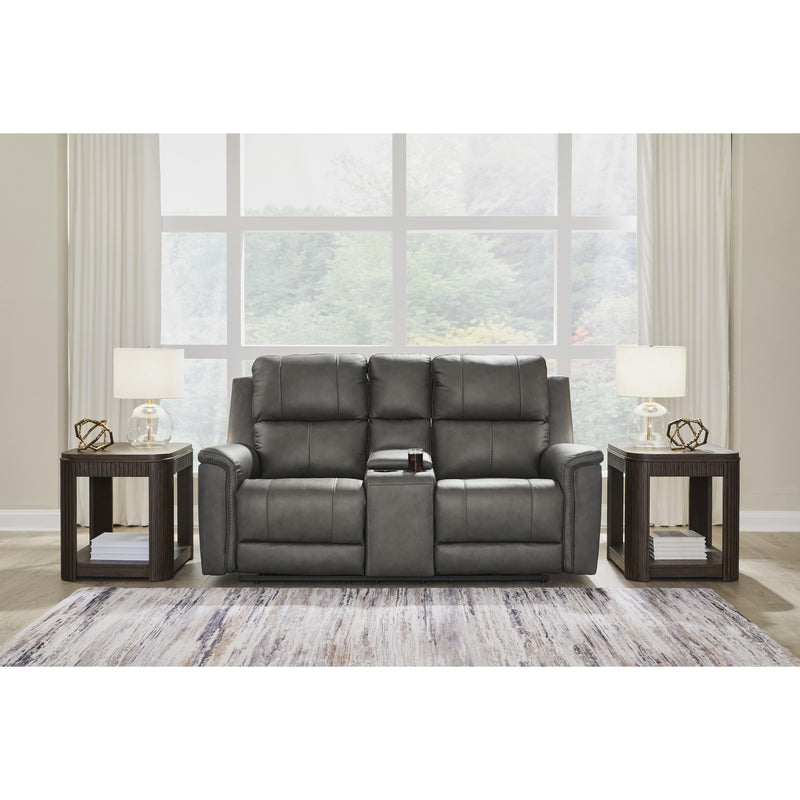  Manufacturer Color_Anchor  -- Bleckley Power Reclining Loveseat with Console IMAGE 6