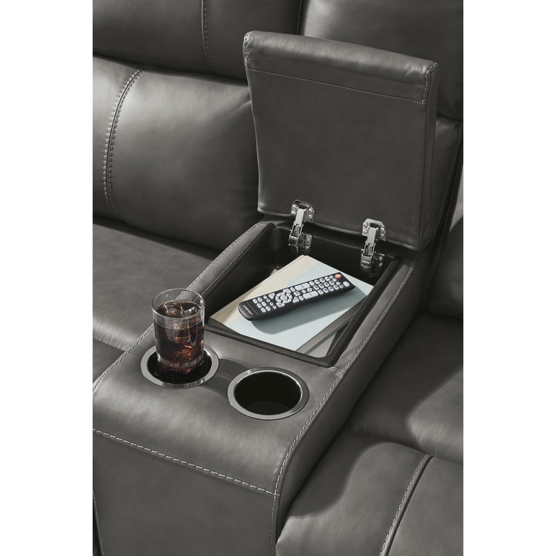  Manufacturer Color_Anchor  -- Bleckley Power Reclining Loveseat with Console IMAGE 7