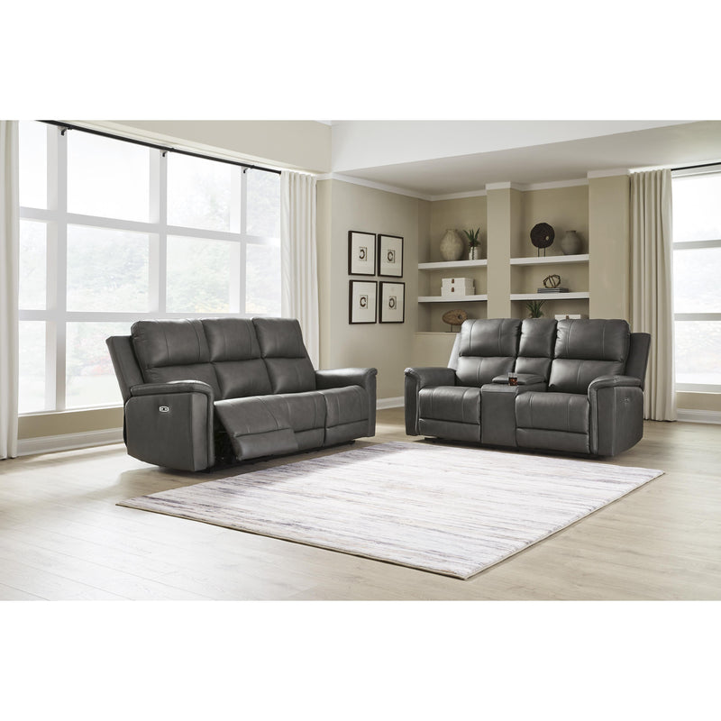  Manufacturer Color_Anchor  -- Bleckley Power Reclining Loveseat with Console IMAGE 8