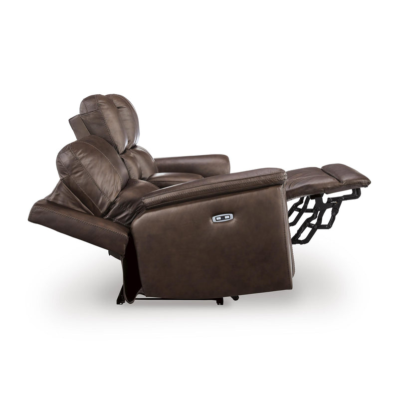  Manufacturer Color_Espresso  --  Bleckley PCU1200118 Power Reclining Loveseat with Console and Adjustable Headrest IMAGE 3