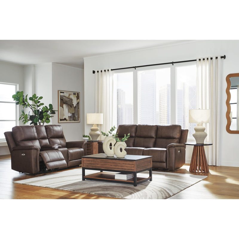  Manufacturer Color_Espresso  --  Bleckley PCU1200118 Power Reclining Loveseat with Console and Adjustable Headrest IMAGE 9
