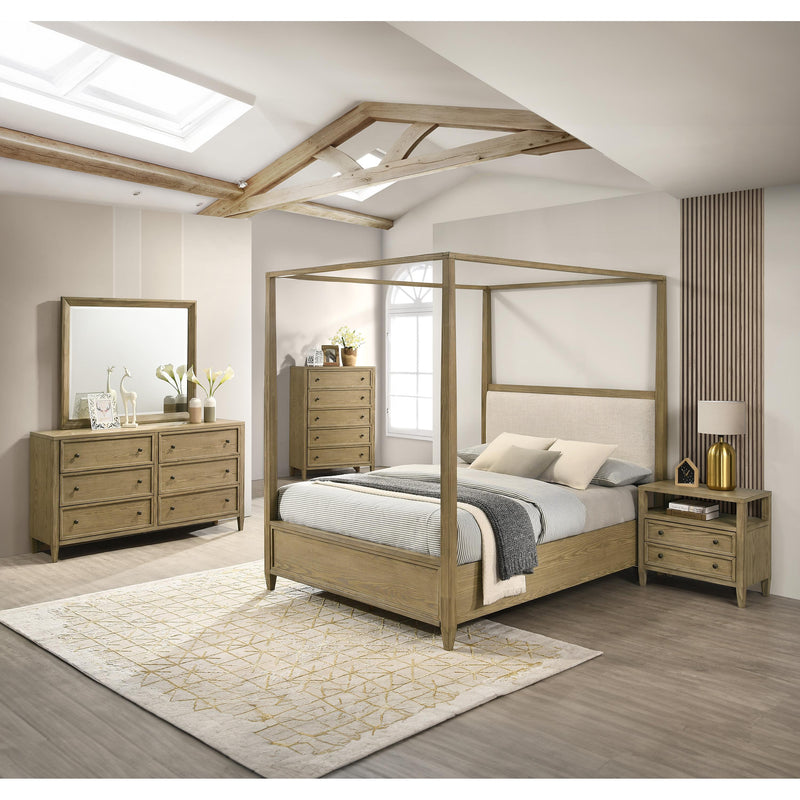  Size_Queen  -- Sienna B8250-Q-BED Queen Canopy Bed IMAGE 3