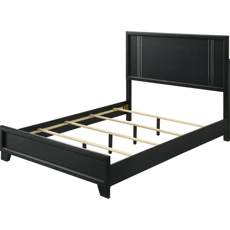  Size_Full  -- Charlie B9235-F Full Bed - Charcoal IMAGE 2