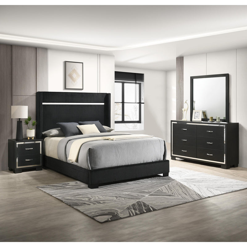  Size_Queen  -- Gennro B9295-Q Queen Bed IMAGE 4