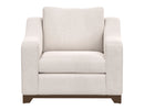 Natural Parota - Armchair - Mink Withe