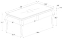 Carone - Dining Table, Box 2 of 3 - Black