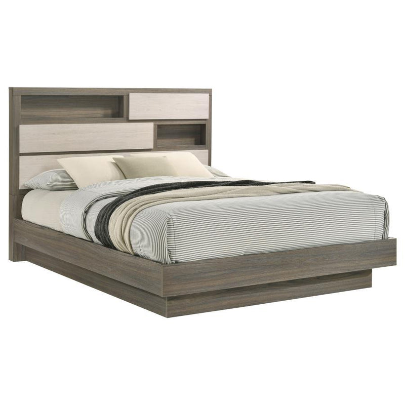 Fenwick - California King Footboard, Box 2 of 3 - Gray Oak