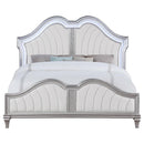Evangeline - King Side Rails & Slats, Box 3 of 3 - Ivory And Silver Oak